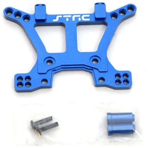 STRC CNC Mach Alum HD Front Shock Tower Blue Slash 4x4 